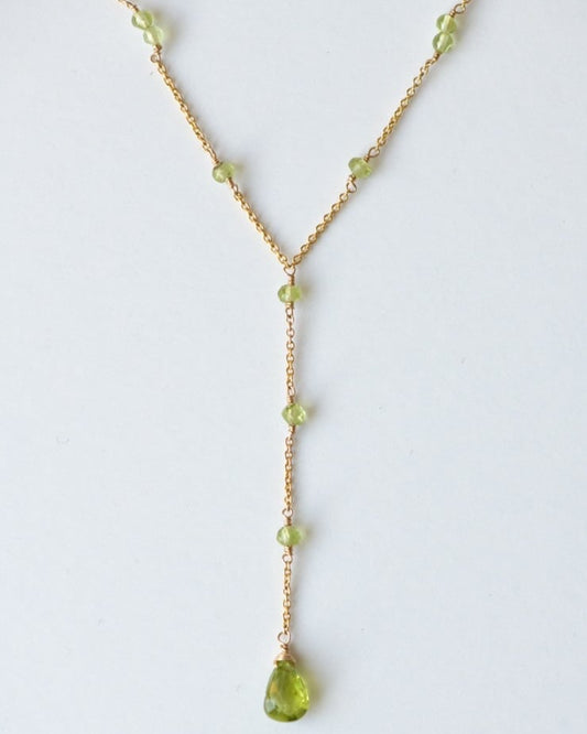 Peridot Goddess Necklace