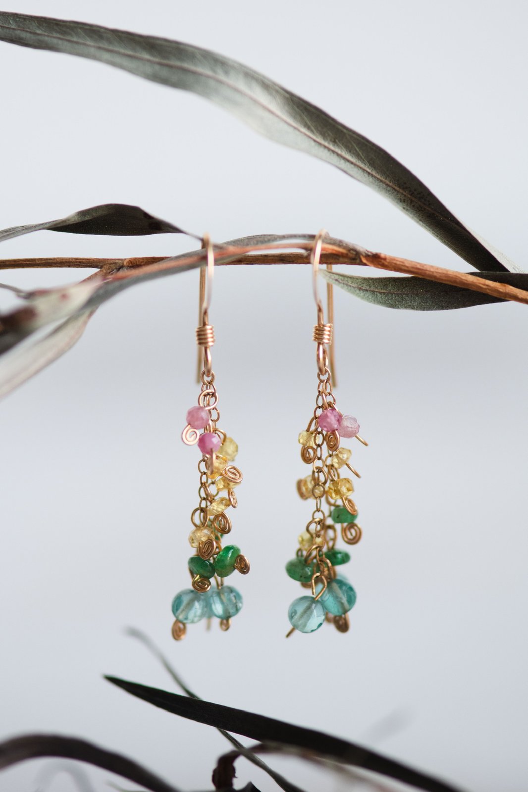 Pastel Spectrum Spray Earrings