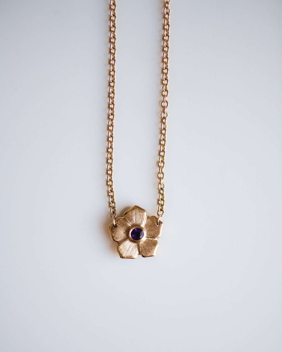 18K Phlox Flip Necklace