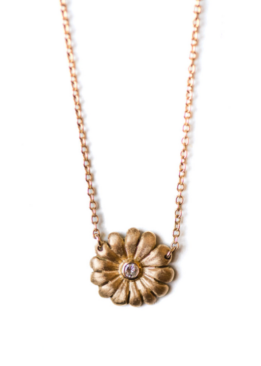 Daisy Necklace in 18K
