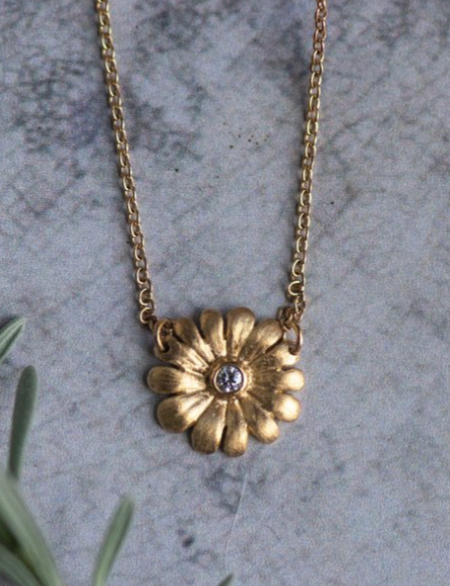 Daisy Necklace in 18K