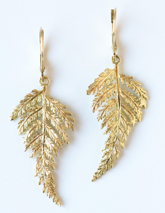 Fern Leverback Earrings
