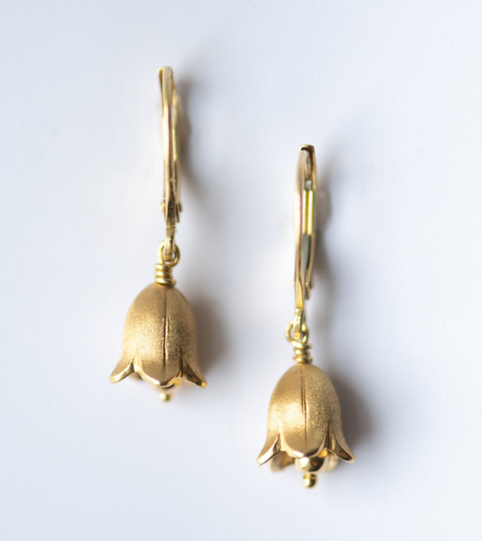 Lily of the Valley Leverback Earrings