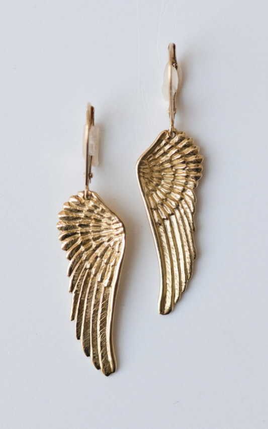 Wing Leverback Earrings