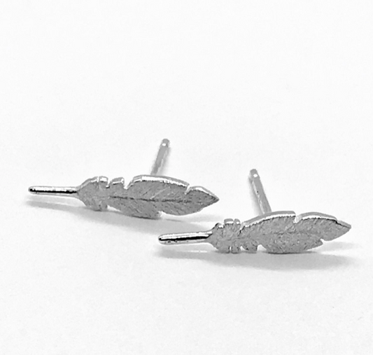 Feather Stud Earrings