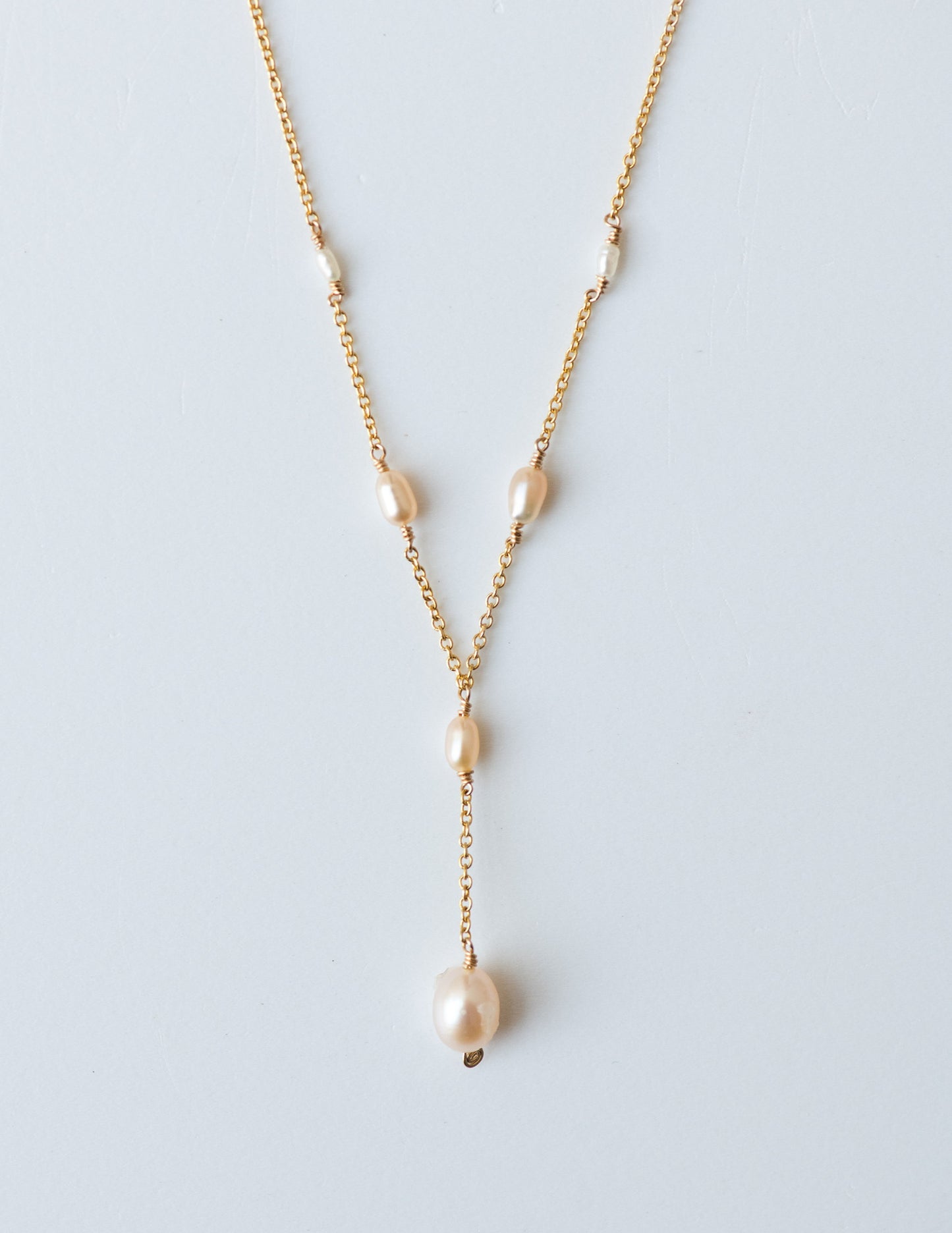 Pearl Snow Drop Necklace