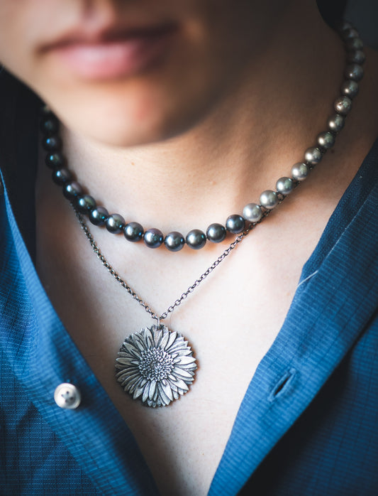 Gerbera Daisy Necklace