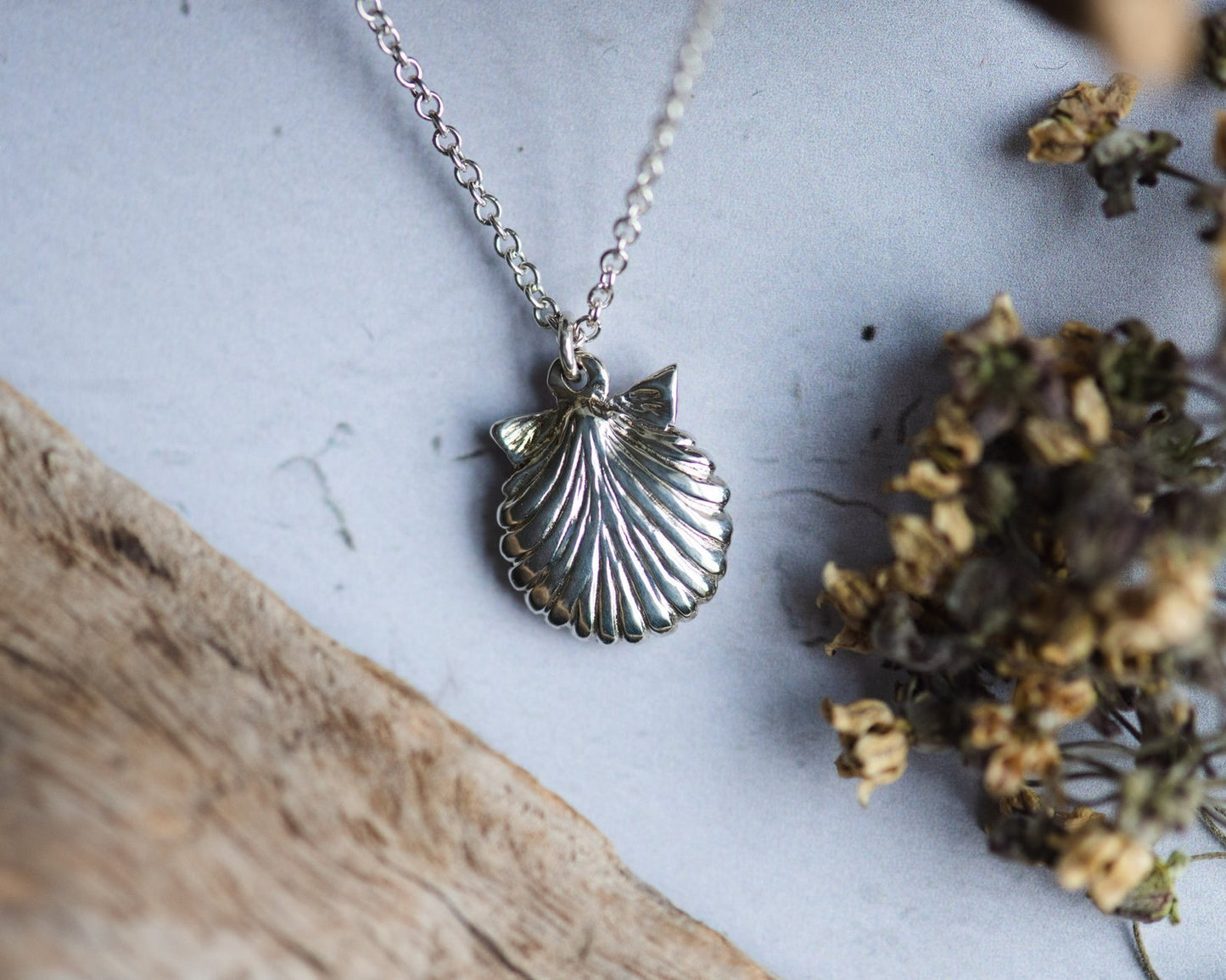 Scallop Shell Necklace